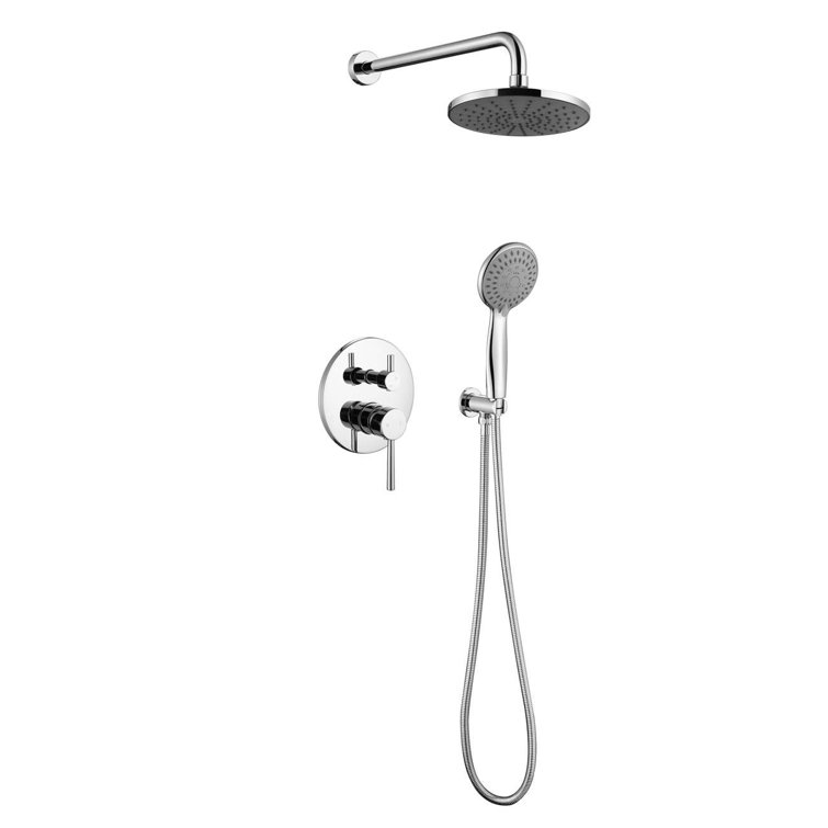 Chevington Complete Shower System with Roughin Valve Wayfair